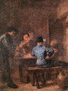 BROUWER, Adriaen In the Tavern fd Germany oil painting reproduction